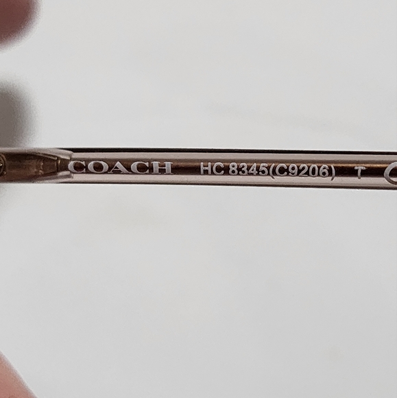 Coach Lavender Sunglasses hc 8345 c9206 New! - Picture 7 of 7